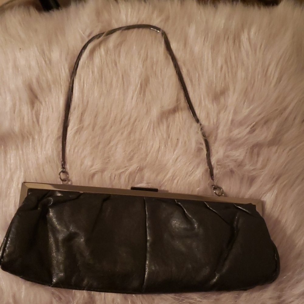 Aldo leather clutch